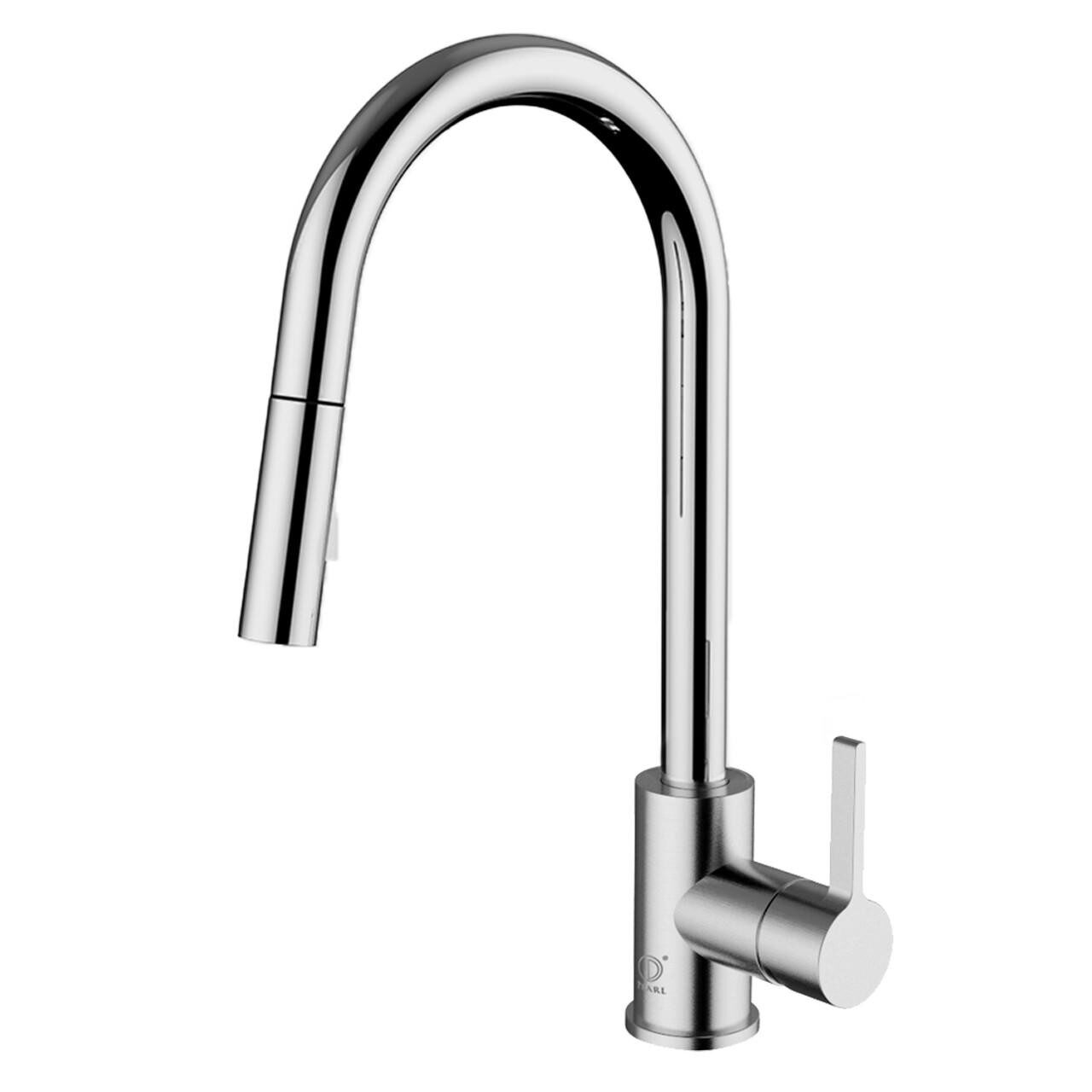 ELEANOR Platinum Kitchen Faucet — Pearl