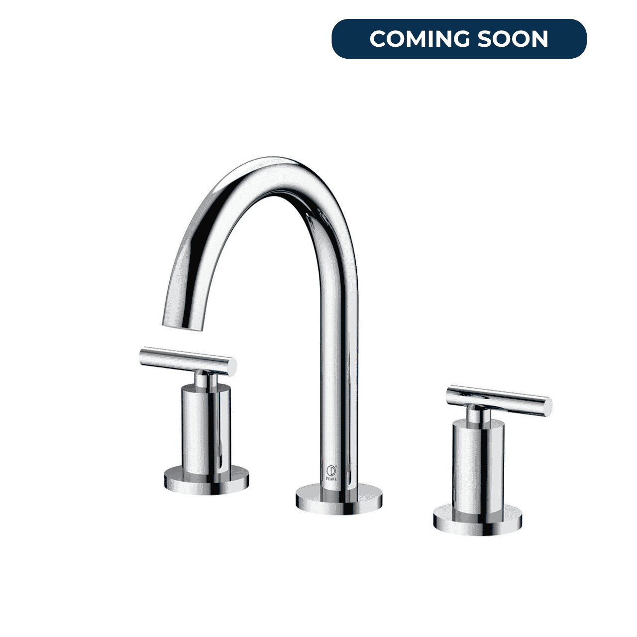 LILLIAN Chrome Bathroom Faucet — Pearl