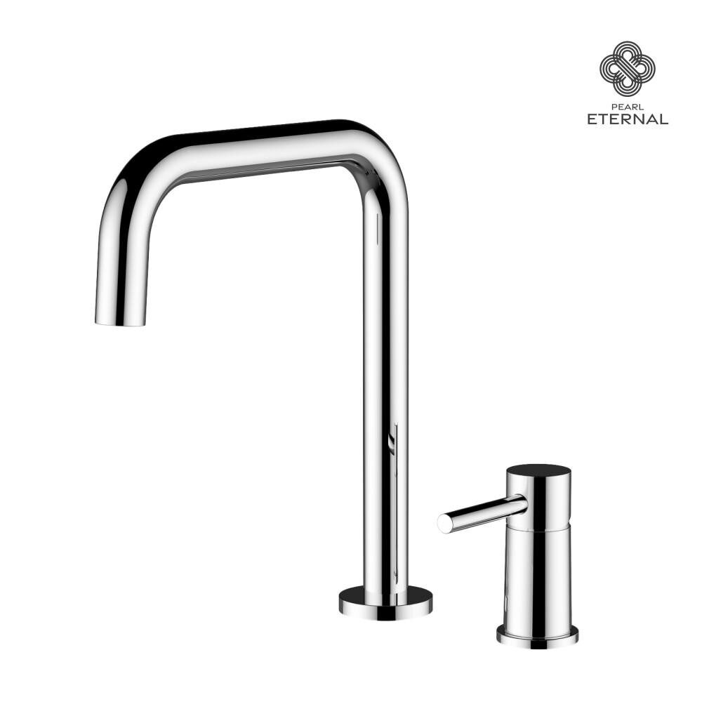PRESTON Chrome Kitchen Faucet — Pearl