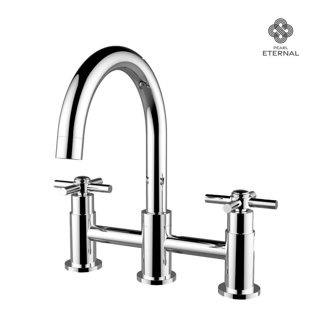 SPENCER Kitchen Bridge Faucet — Pearl