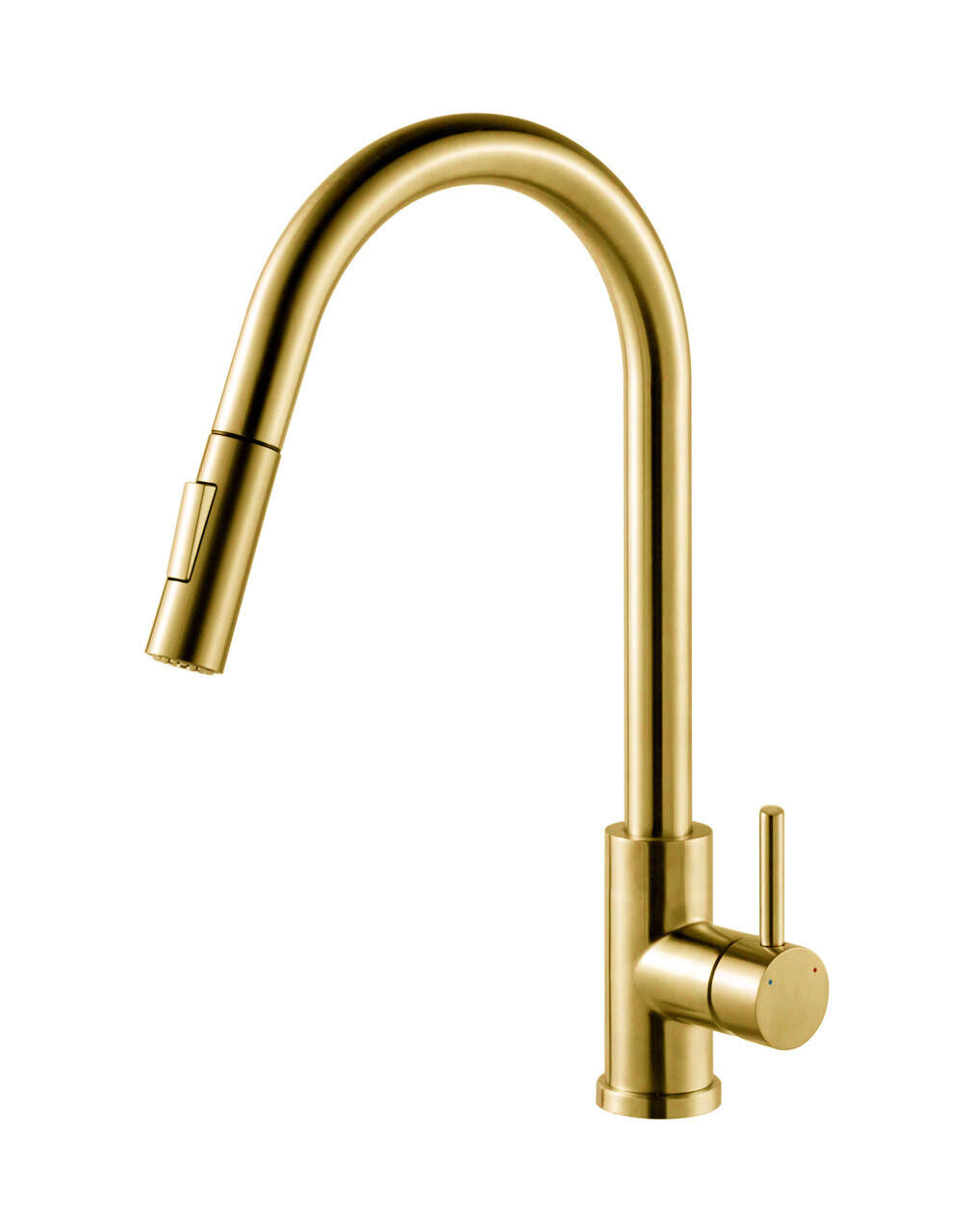 CARMELA II Ferreira Gold Kitchen Faucet — Pearl