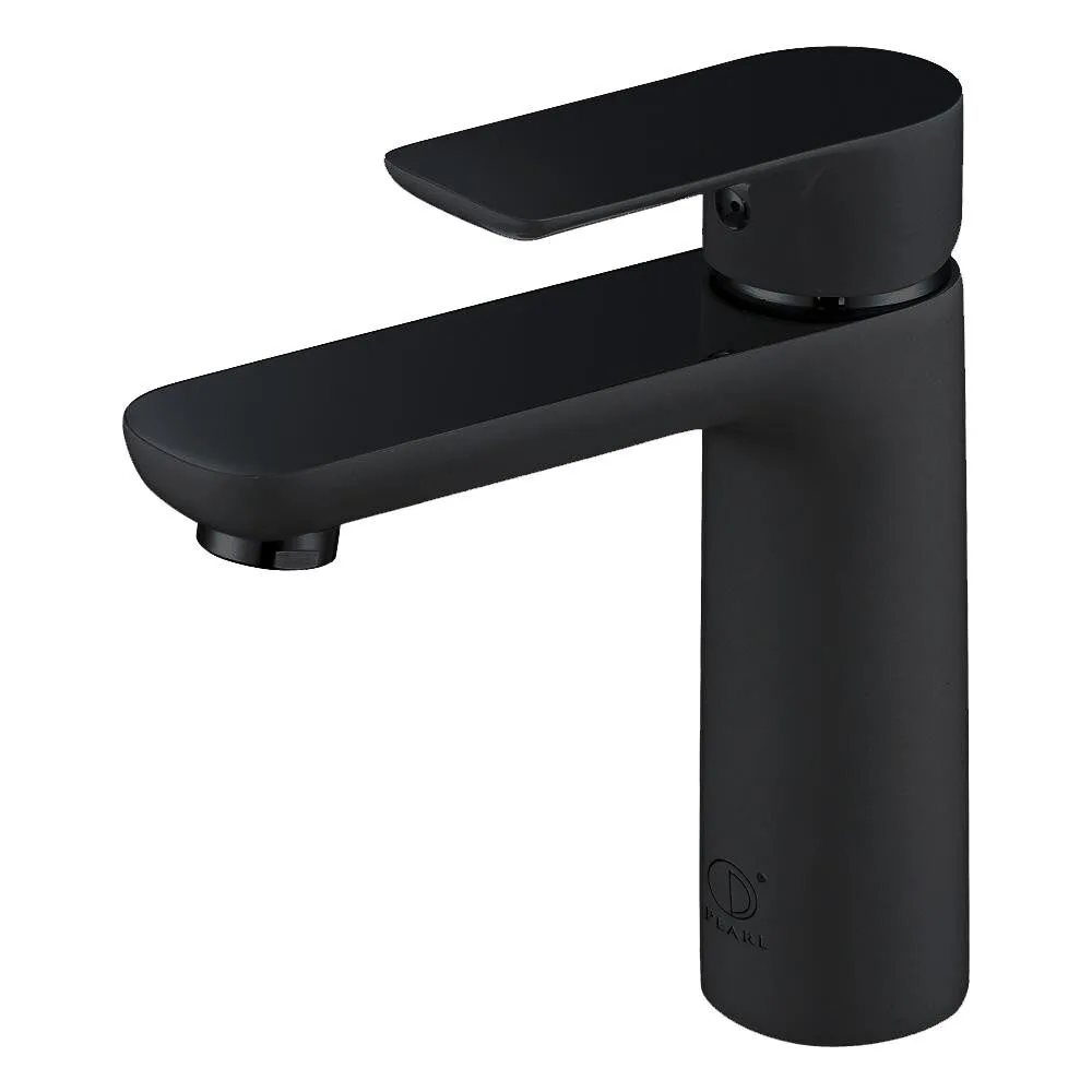 MIRREN Matte Black Bathroom Faucet — Pearl