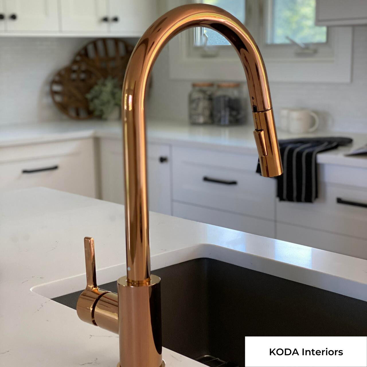 AMELIA Rose Gold Kitchen Faucet - FINAL SALE — Pearl