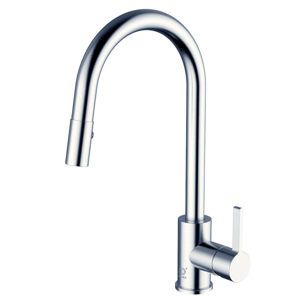 ILION Chrome Kitchen Side Sprayer Kitchen Faucet — Pearl