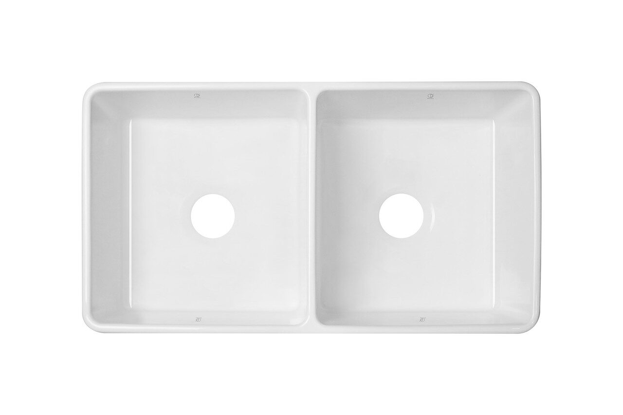 KINGSTON PD33 Ceramic Kitchen Sink — Pearl