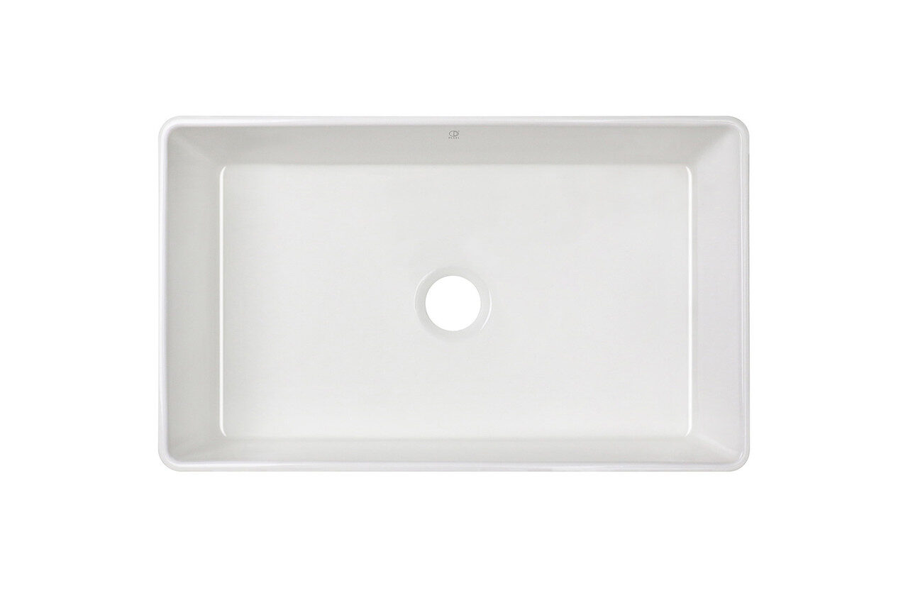 KINGSTON PS33 Ceramic Kitchen Sink — Pearl