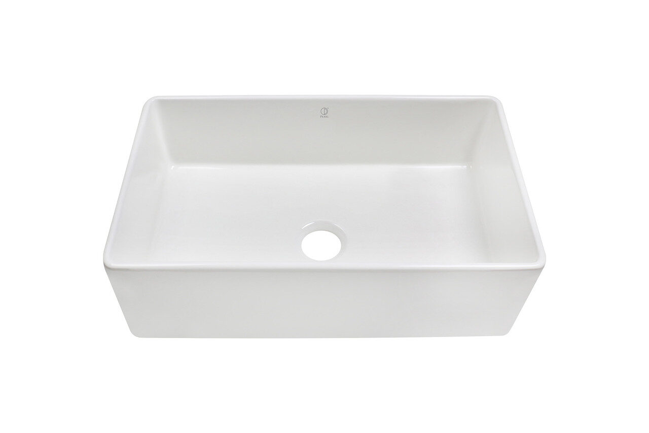 KINGSTON PS33 Ceramic Kitchen Sink — Pearl