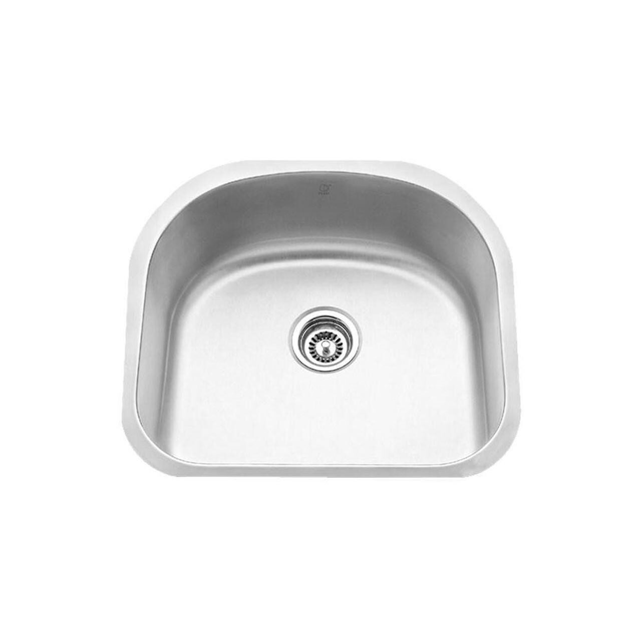 MÉLO ROUND FINAL SALE Stainless Kitchen Sink — Pearl