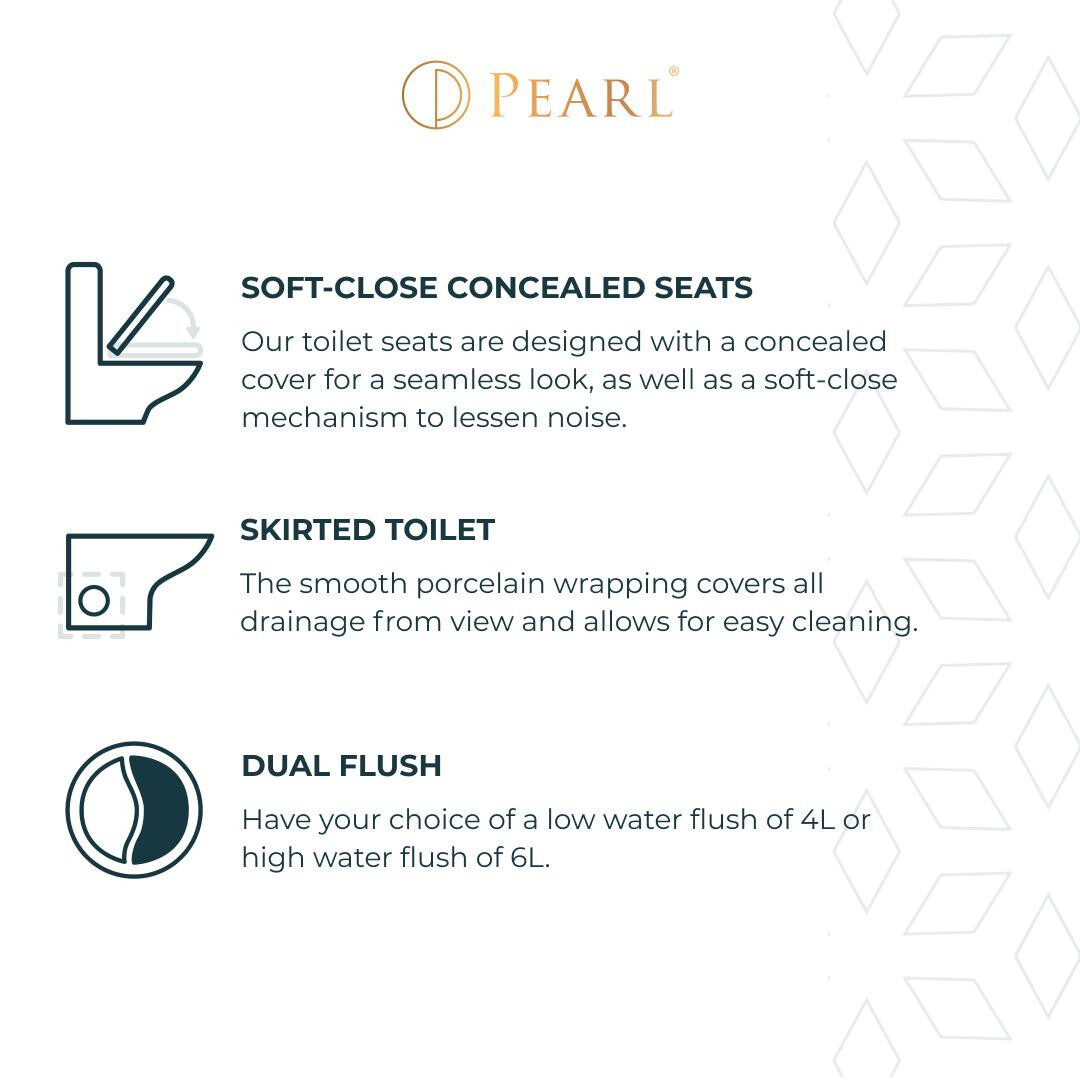 ISAAC Two-Piece Toilet — Pearl