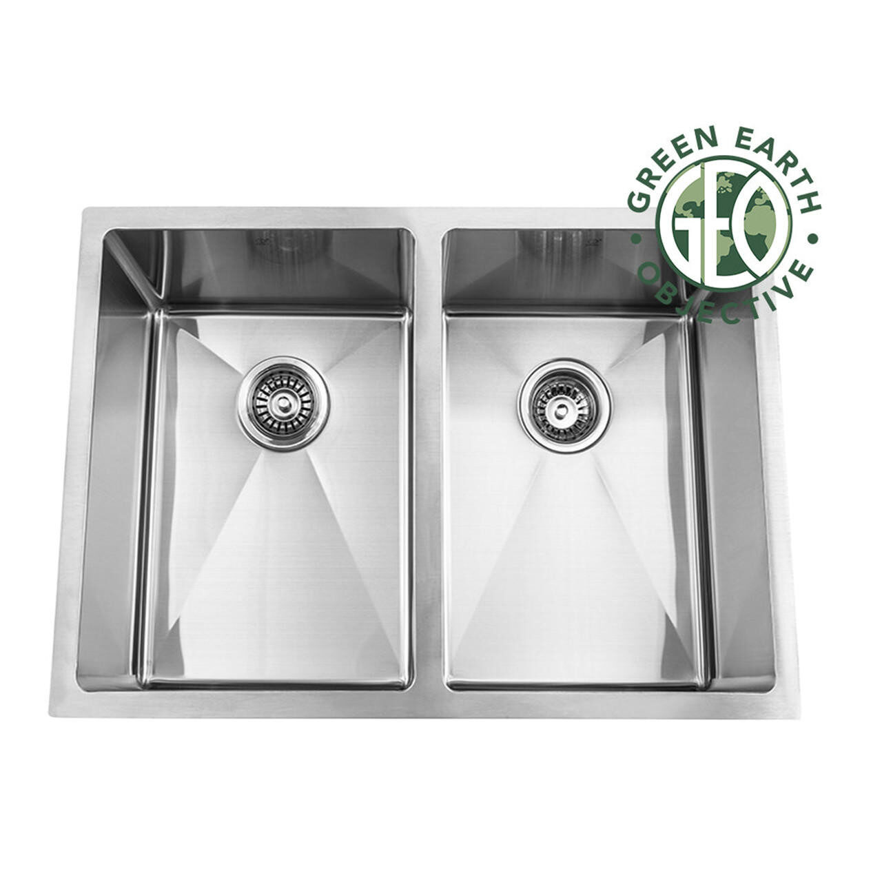 HANA EXR GEO Stainless Kitchen Sink — Pearl