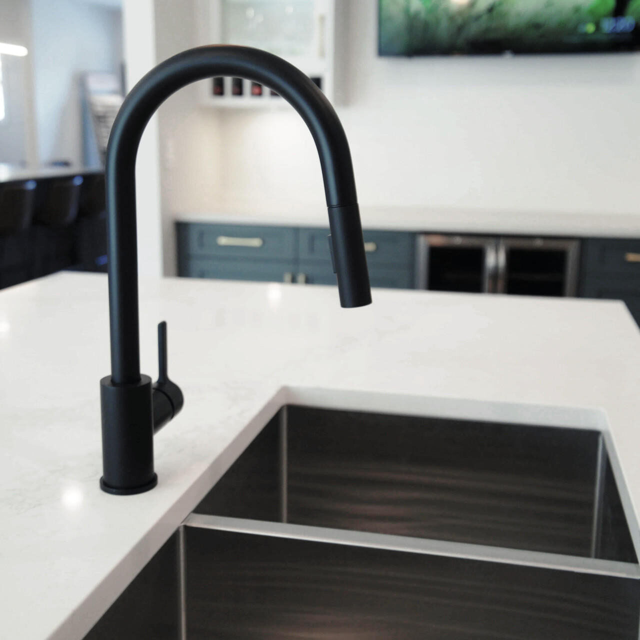 HANA ER GEO Stainless Kitchen Sink — Pearl