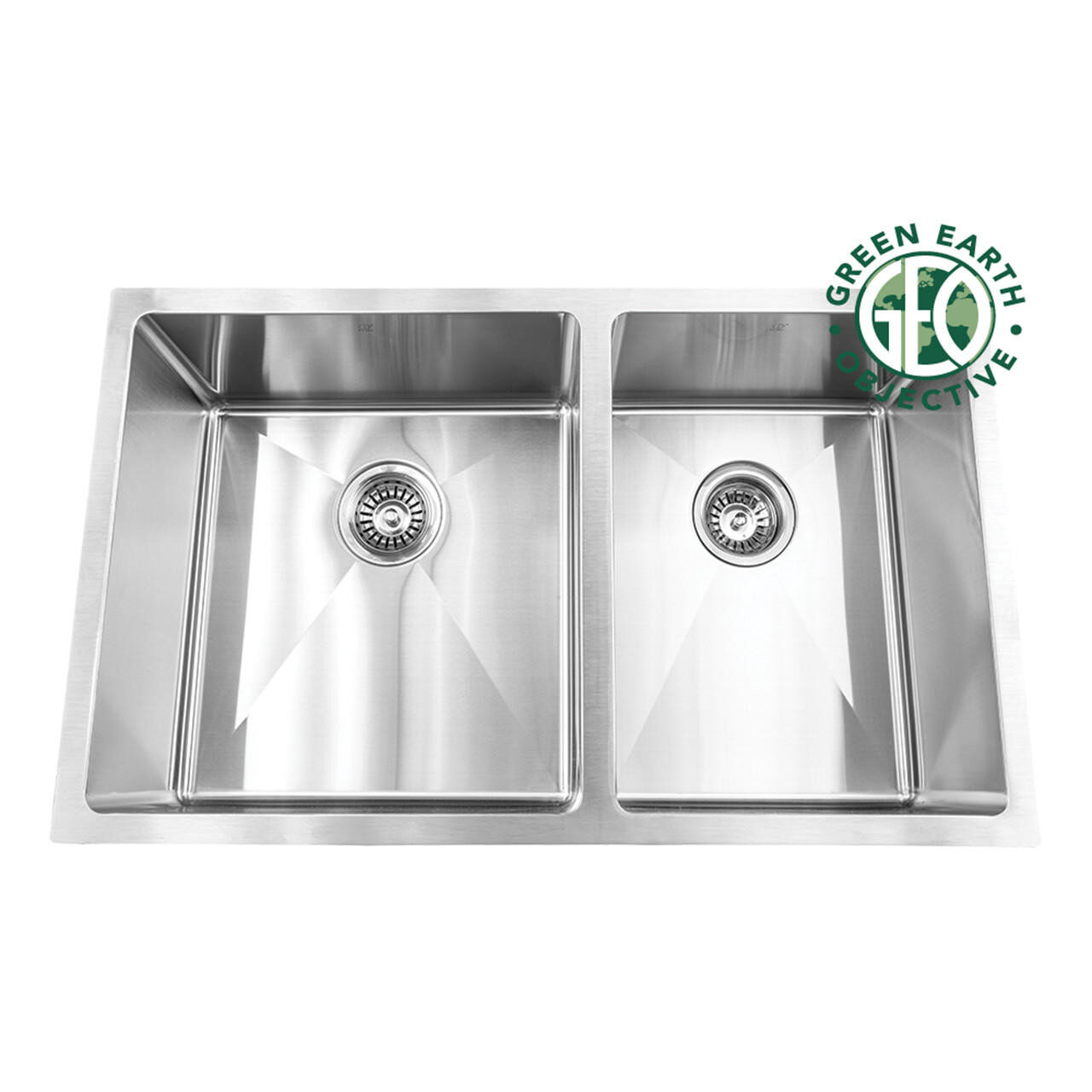 HANA SLR GEO Stainless Kitchen Sink — Pearl