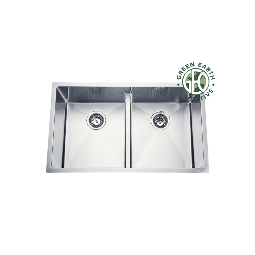 HANA LD GEO Stainless Kitchen Sink — Pearl