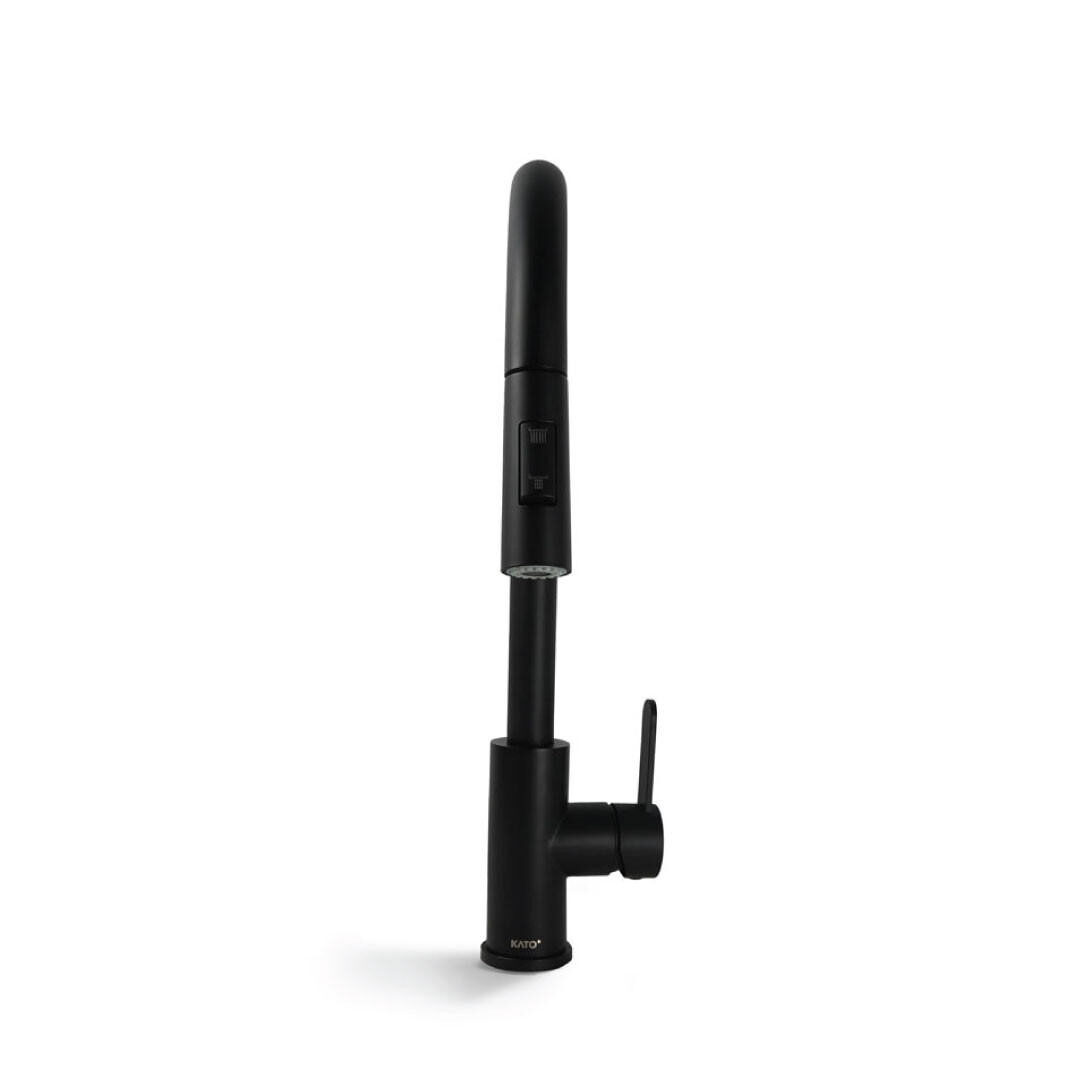 TORI Matte Black Kitchen Faucet — Pearl
