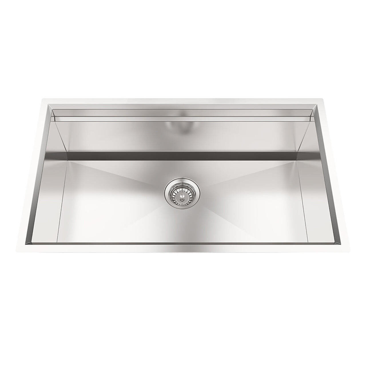 CUVI - PRO - 16 Gauge Single Bowl Stainless Steel Kitchen Sink System — Pearl