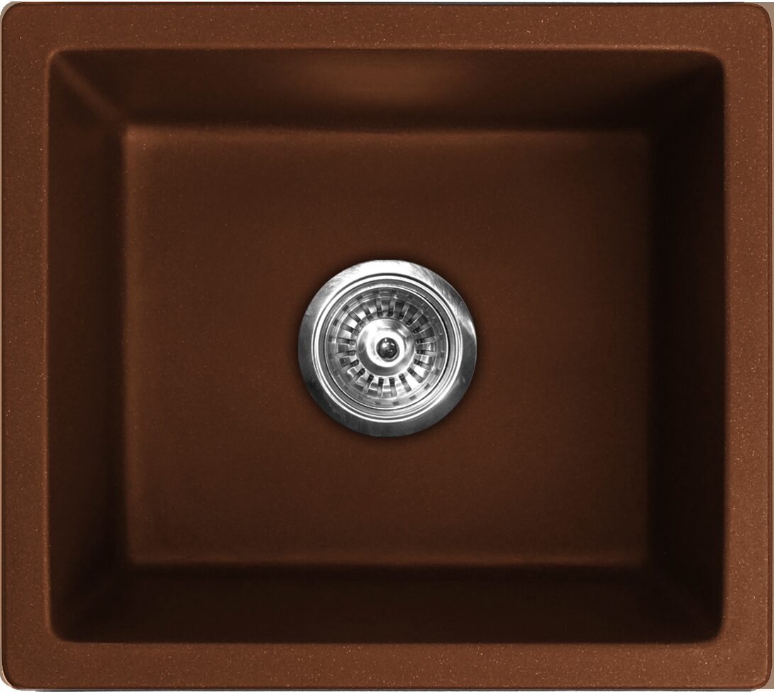 VERTU-T Chocolate NuGranite Kitchen Sink - FINAL SALE — Pearl