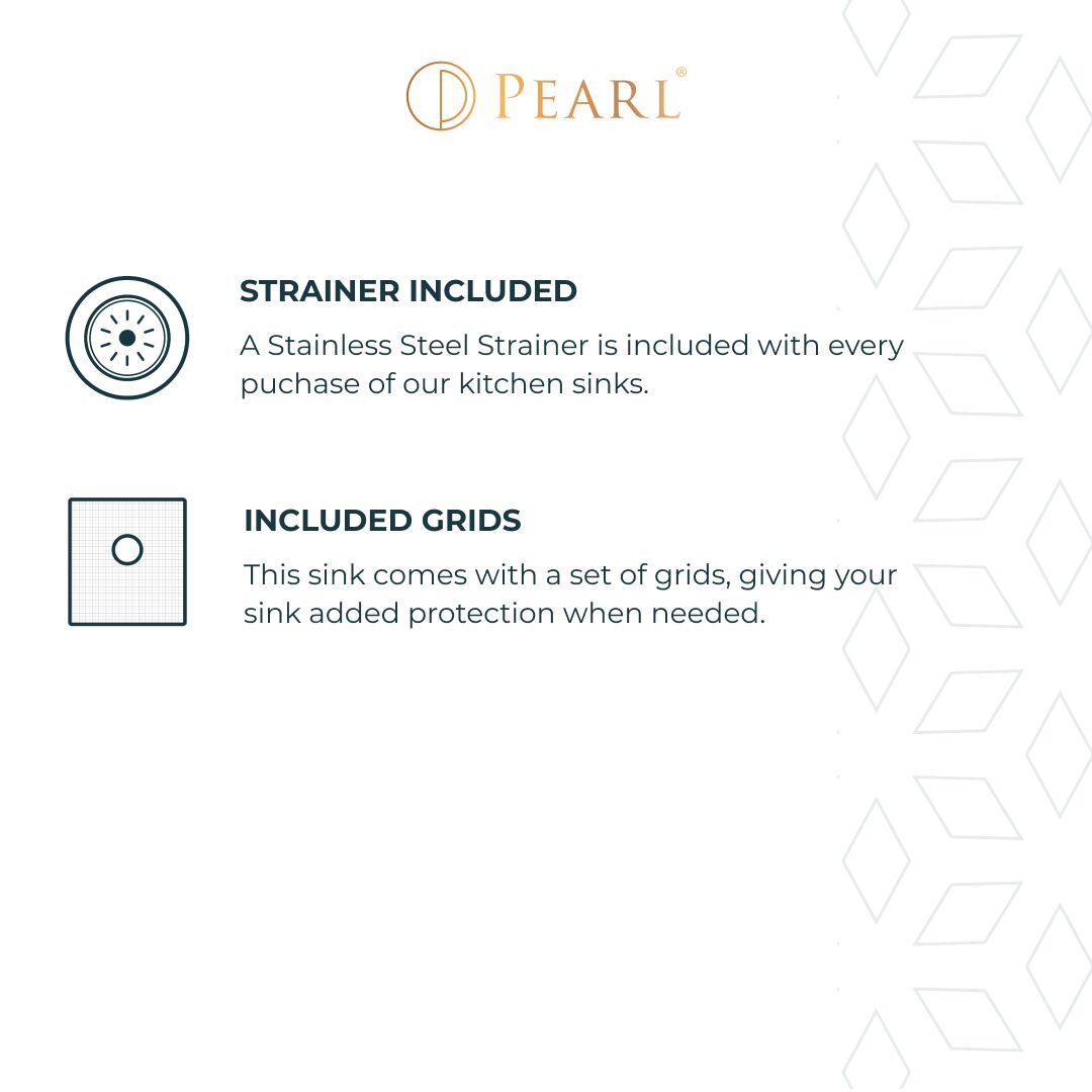 VERTU-T Chocolate NuGranite Kitchen Sink - FINAL SALE — Pearl