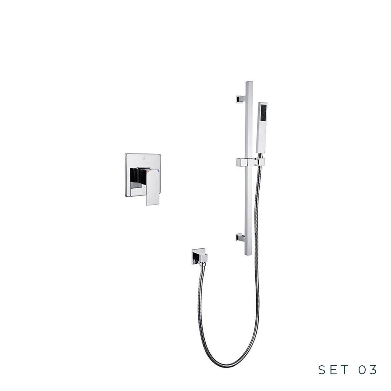 ETHAN II Shower Set — Pearl