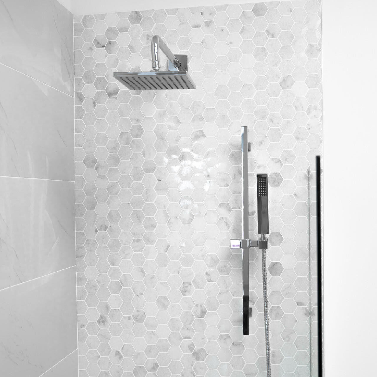 ETHAN Shower Head — Pearl