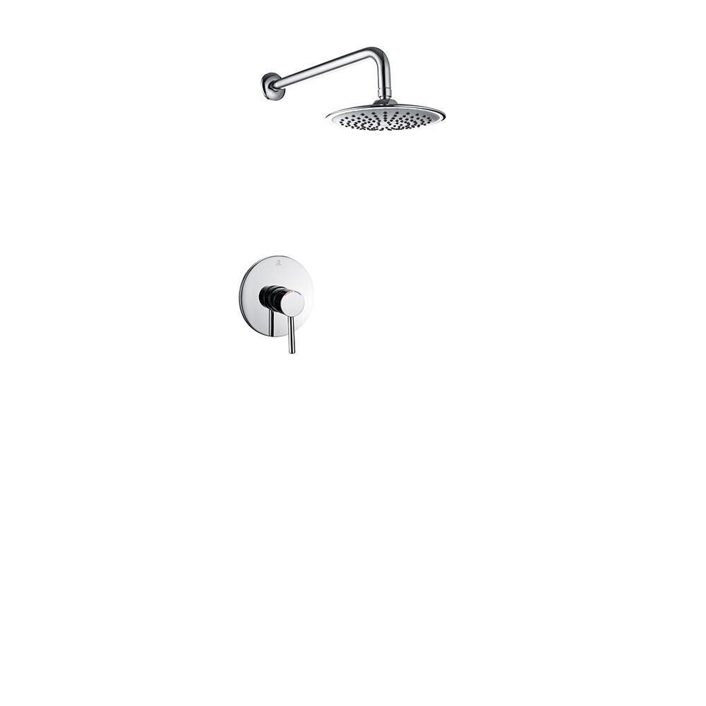 MADISON II Chrome Shower Set — Pearl