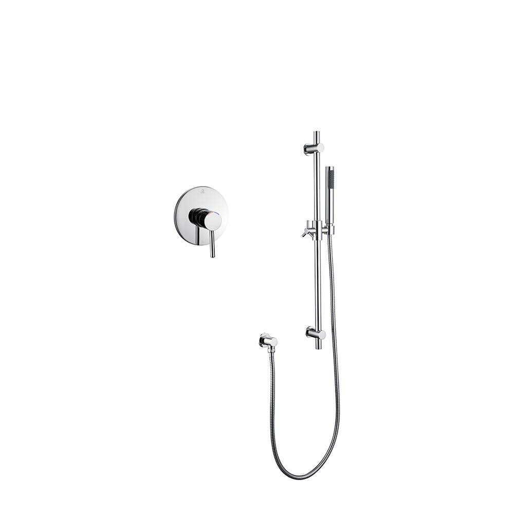 MADISON II Chrome Shower Set — Pearl