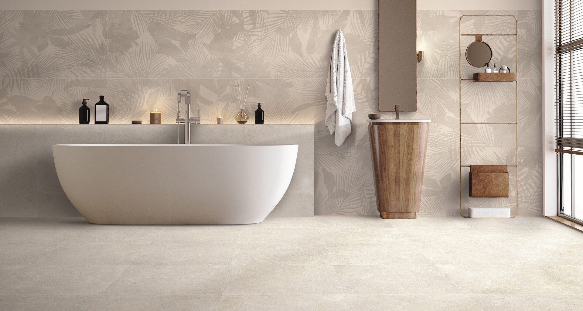 BEIGE 12"X24" Fancy by Richmond — Tile flooring · Canadian Flooring & Renovations Vancouver