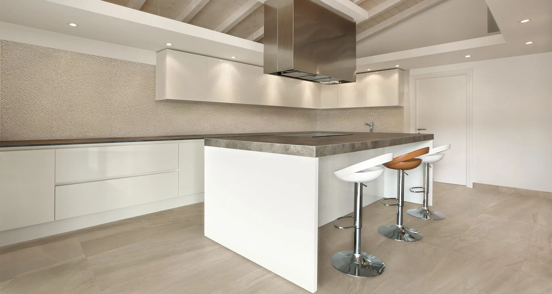 Bianco 2"x2" Mosaic by Richmond — Tile flooring · Canadian Flooring & Renovations Vancouver