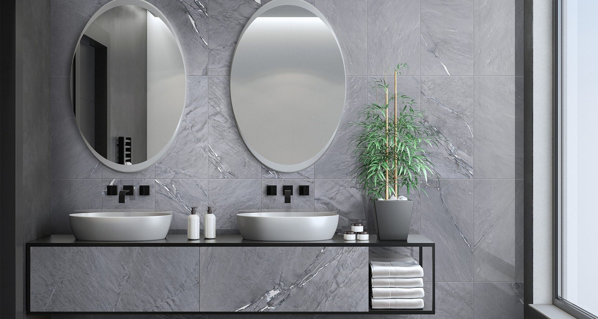 Breccia Grey 12”x24” Polished by Richmond — Tile flooring · Canadian Flooring & Renovations Vancouver