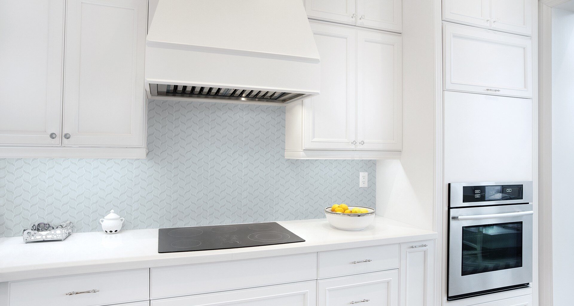 Cloud Scallop Mosaic by Richmond — Tile flooring · Canadian Flooring & Renovations Vancouver