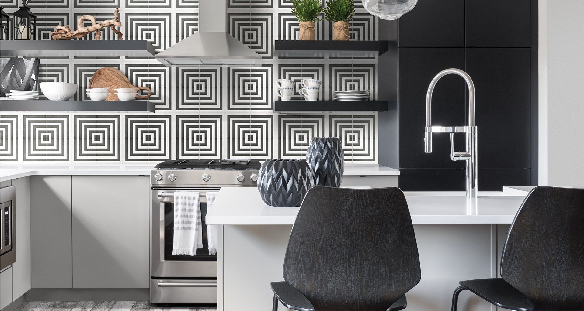 Ice 8x8 Zenith Deco by Richmond — Tile flooring · Canadian Flooring & Renovations Vancouver