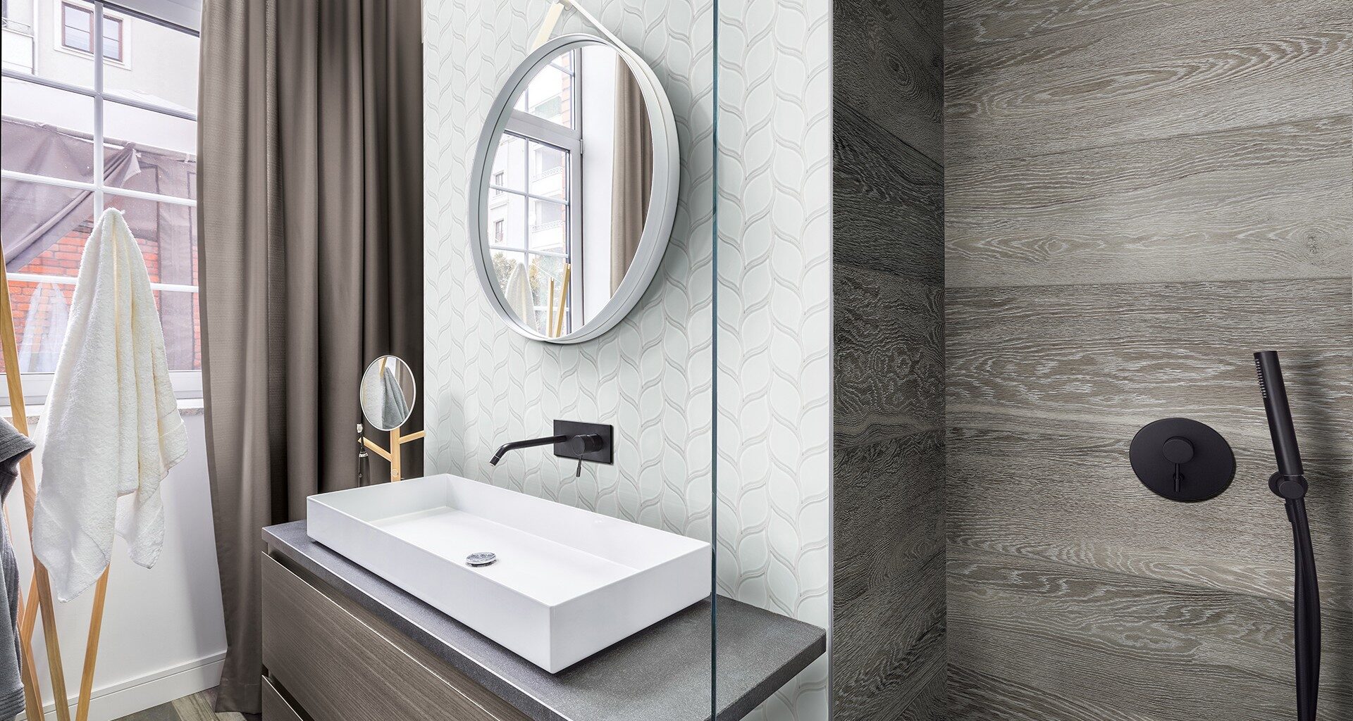 Ice Petal Mosaic by Richmond — Tile flooring · Canadian Flooring & Renovations Vancouver