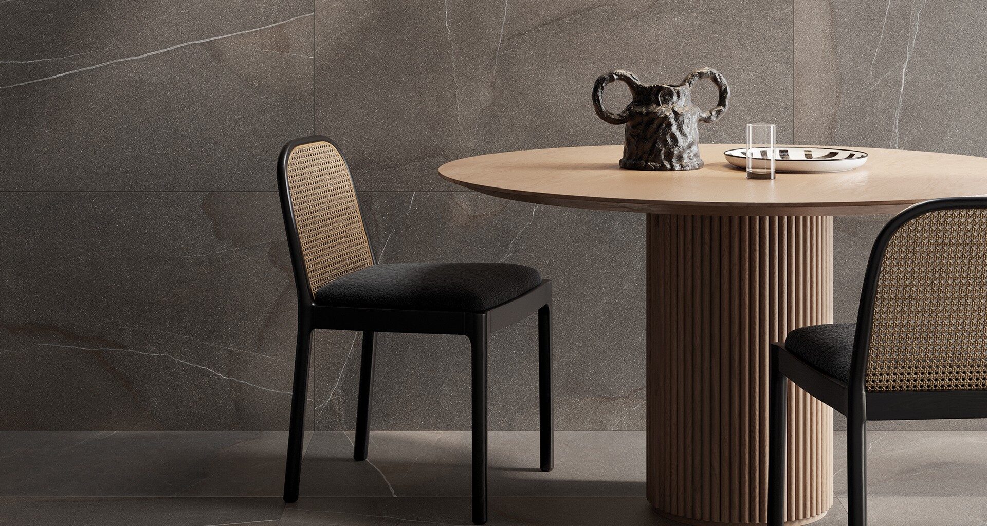Nero 24"x48" Matte Rectified by Richmond — Tile flooring · Canadian Flooring & Renovations Vancouver