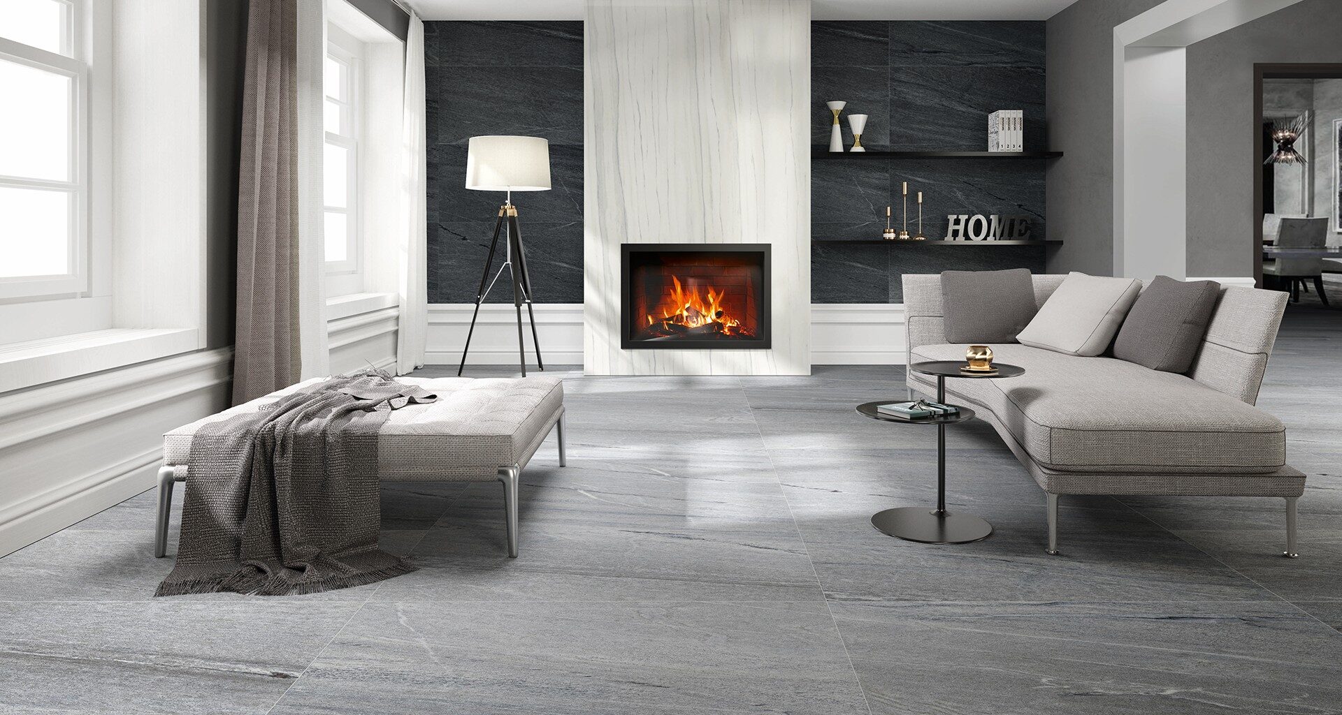 Nova White 3x24 Bullnose Honed Rectified by Richmond — Tile flooring · Canadian Flooring & Renovations Vancouver
