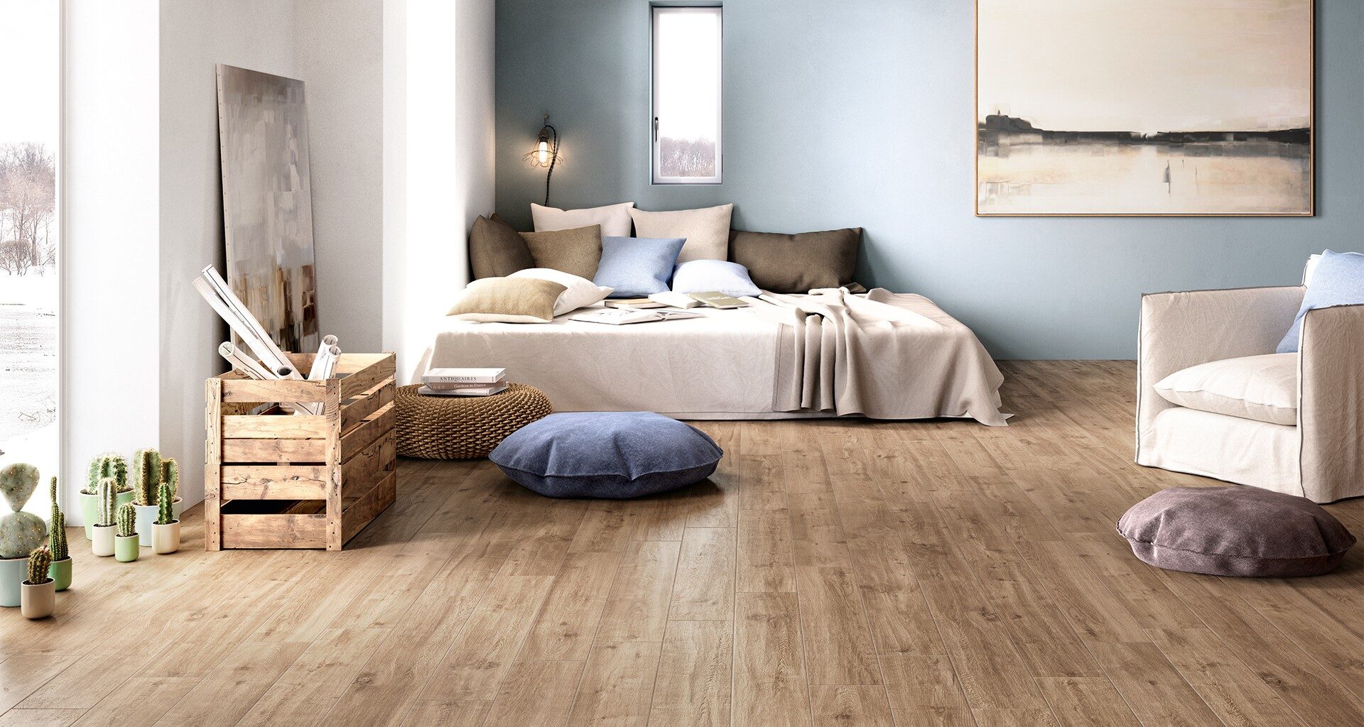 Quercia6"x36", Pressed Matte by Richmond — Tile flooring · Canadian Flooring & Renovations Vancouver